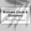 Business Cards and Stationery Basic Package